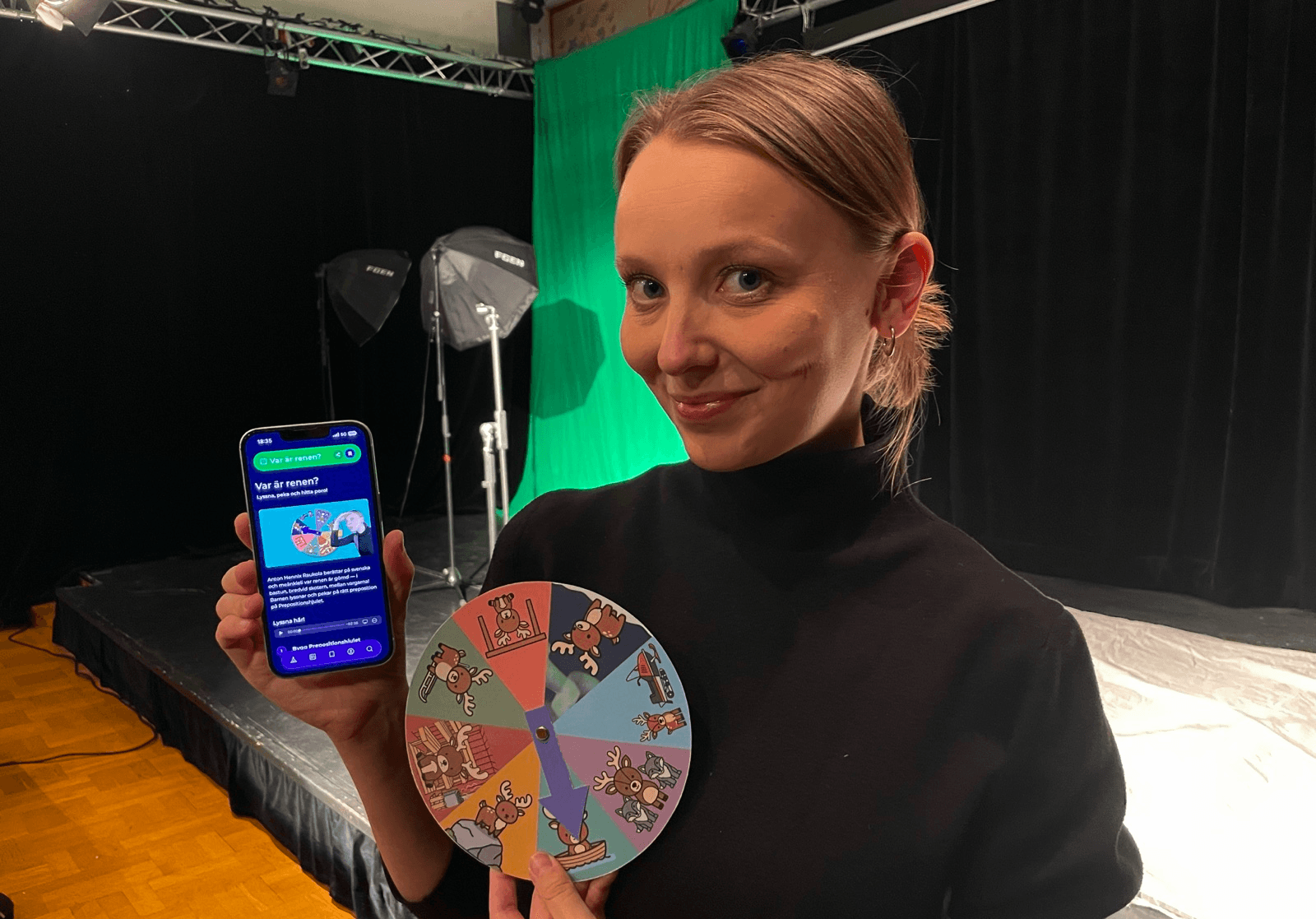 Studion följde med till Norrbotten 🎬