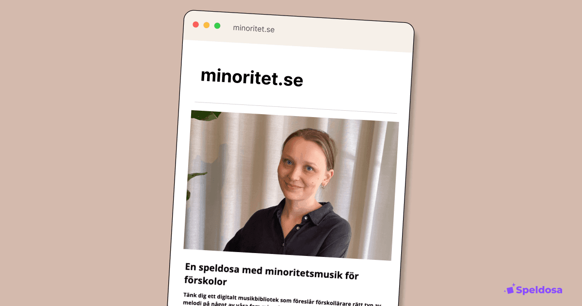 Speldosa i Minoritet.se